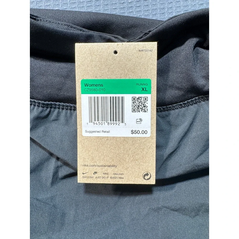 Nike Dri-FIT Running Shorts Womens XL Black
